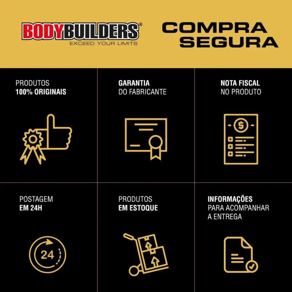 Kit 2x Whey Protein Waxy Whey 900g + 2x BCAA 100G + 2x Power Creatine 100G + 2x Glutamina 100G + Coqueteleira - Bodybuilders