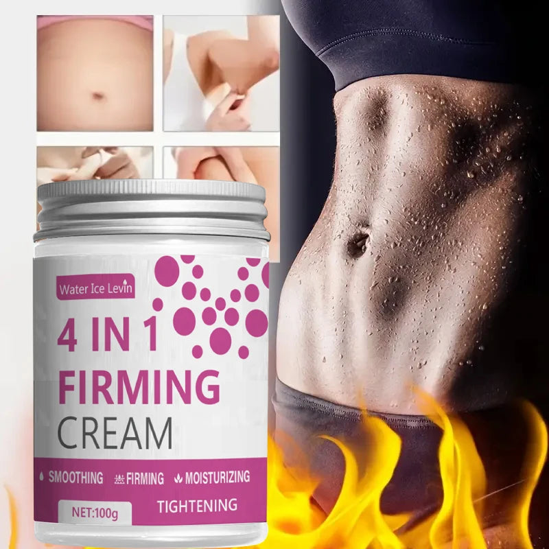 Creme Firmador 4 em 1, Gengibre, Aloe Vera e Essência de Café - Creme Hidratante Corporal Firmador para Corpo