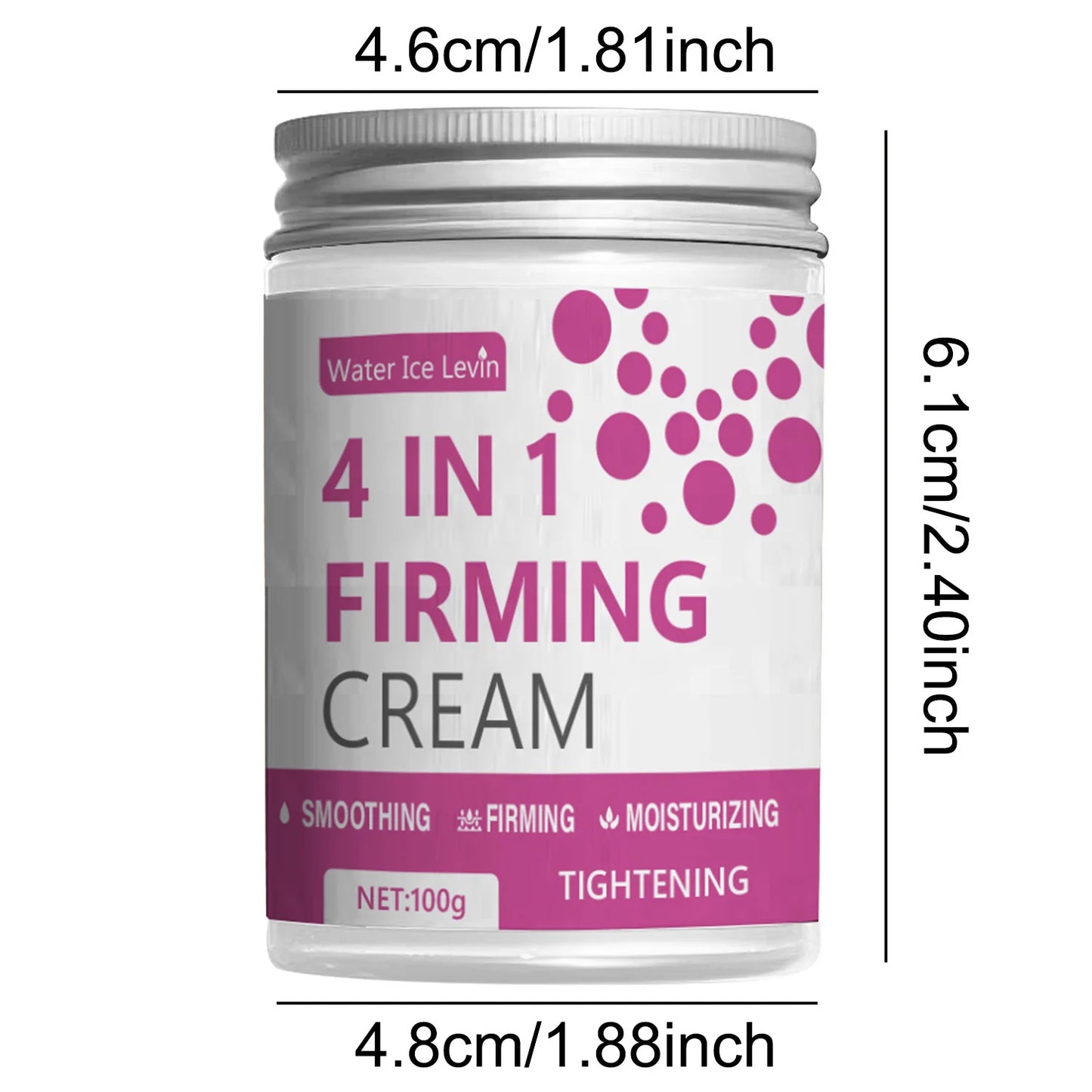 Creme Firmador 4 em 1, Gengibre, Aloe Vera e Essência de Café - Creme Hidratante Corporal Firmador para Corpo
