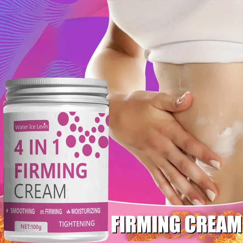 Creme Firmador 4 em 1, Gengibre, Aloe Vera e Essência de Café - Creme Hidratante Corporal Firmador para Corpo