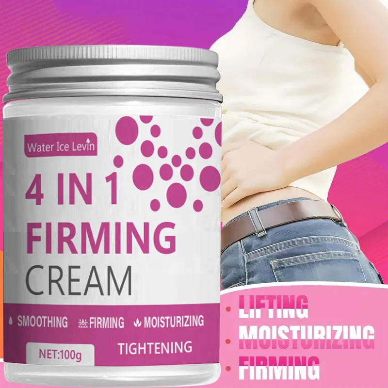 Creme Firmador 4 em 1, Gengibre, Aloe Vera e Essência de Café - Creme Hidratante Corporal Firmador para Corpo