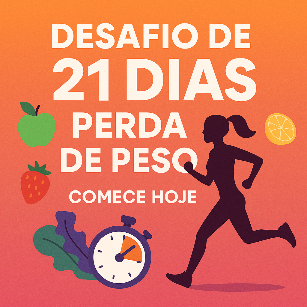 Desafio de 21 dias para perda de peso