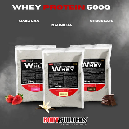 Kit Whey Protein Blend Concentrado 500g + 2x Power Creatine 100g + Coqueteleira - Bodybuilders