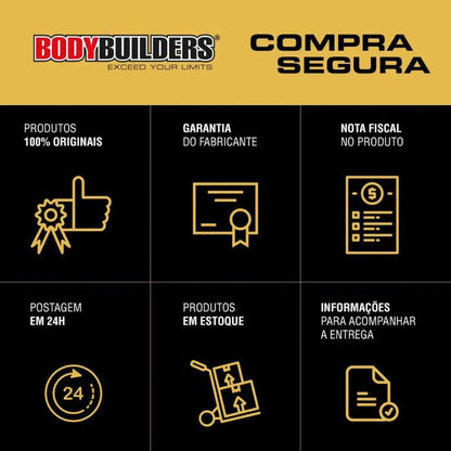 Kit 2x Whey Protein Waxy Whey 900g + 2x BCAA 100G + 2x Power Creatine 100G + 2x Glutamina 100G + Coqueteleira - Bodybuilders
