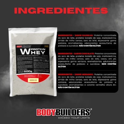 Kit Whey Protein Blend Concentrado 500g + 2x Power Creatine 100g + Coqueteleira - Bodybuilders