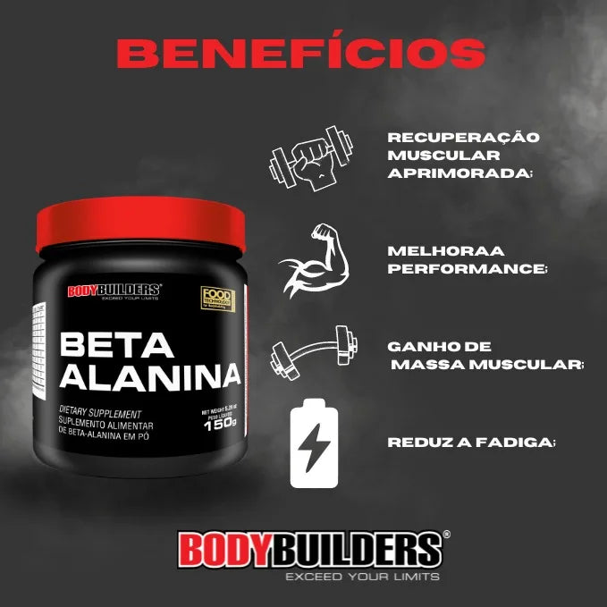 Beta Alanina 150g - Suplemento para Melhorar o Treino