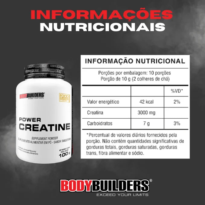 Kit Whey Protein Blend Concentrado 500g + 2x Power Creatine 100g + Coqueteleira - Bodybuilders