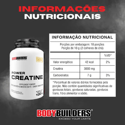 Kit Whey Protein Blend Concentrado 500g + 2x Power Creatine 100g + Coqueteleira - Bodybuilders