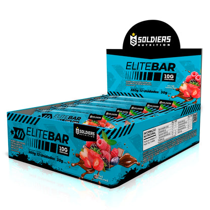 Barra de Proteína Elitebar 30g CX 12 UN-Soldiers Nutrition
