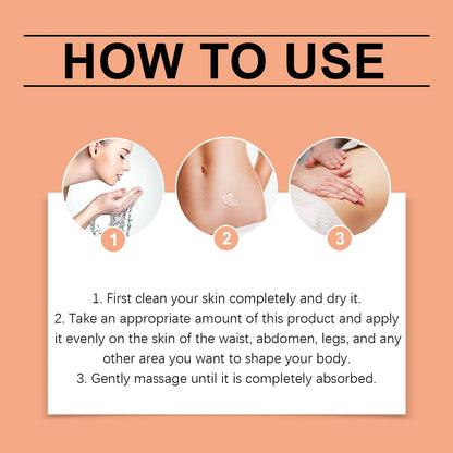Creme modelador para queima de gordura, melhora a flacidez da pele, aumenta a elasticidade, anticelulite, emagrece, firma a musculatura