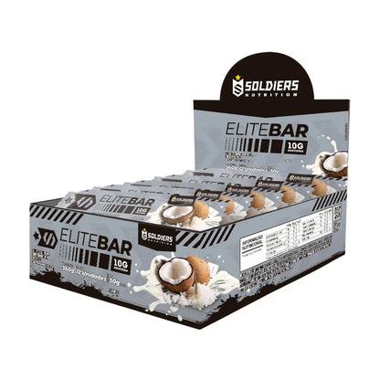Barra de Proteína Elitebar 30g CX 12 UN-Soldiers Nutrition