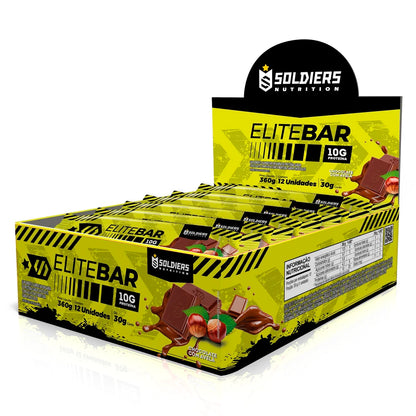 Barra de Proteína Elitebar 30g CX 12 UN-Soldiers Nutrition