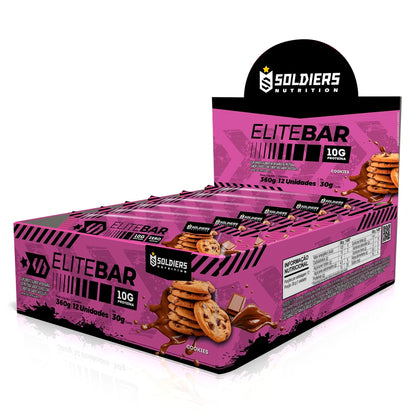 Barra de Proteína Elitebar 30g CX 12 UN-Soldiers Nutrition