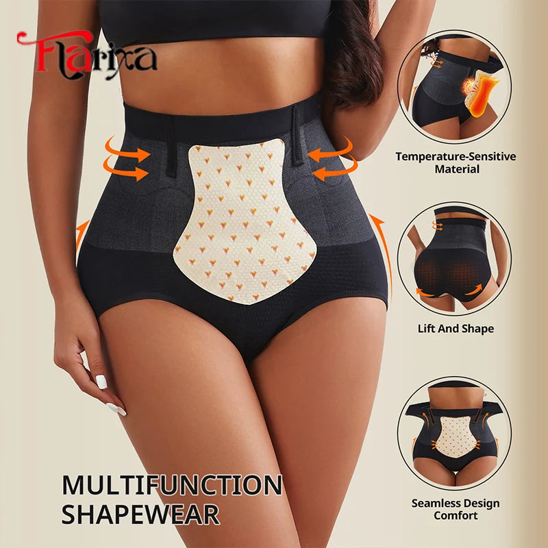 Calcinha Térmica Queima de Gordura Emagrecedora Modeladora de Barriga e Elevação de Quadril